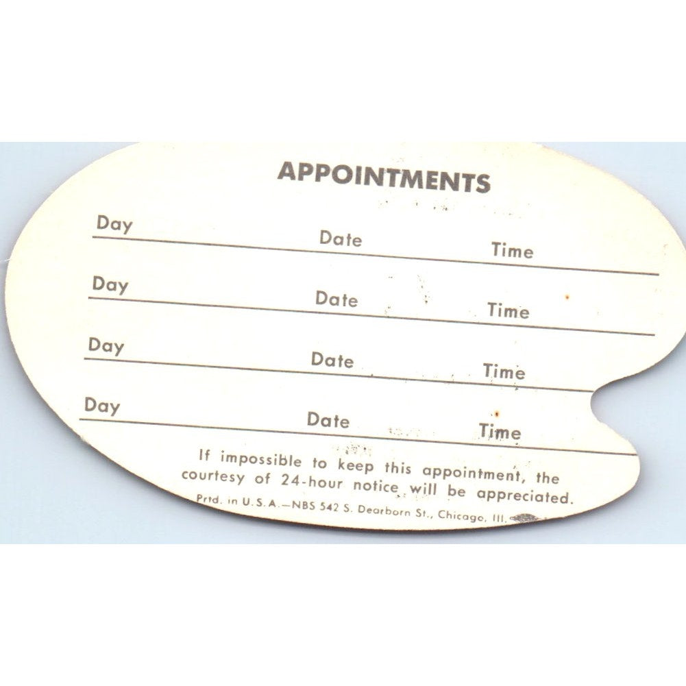 Gayle's Hair Fashions Salon Long Beach CA Vintage Business Card SD8-B10