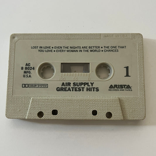 Air Supply Greatest Hits Cassette Tape TB6-OT1