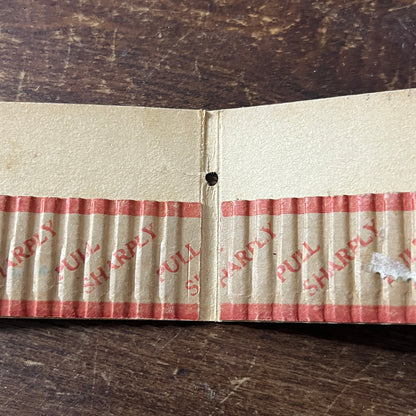 Mount Royal Hotel Banff Alberta Brewster Transport Co Vtg Matchbook Cover TH2-Y4