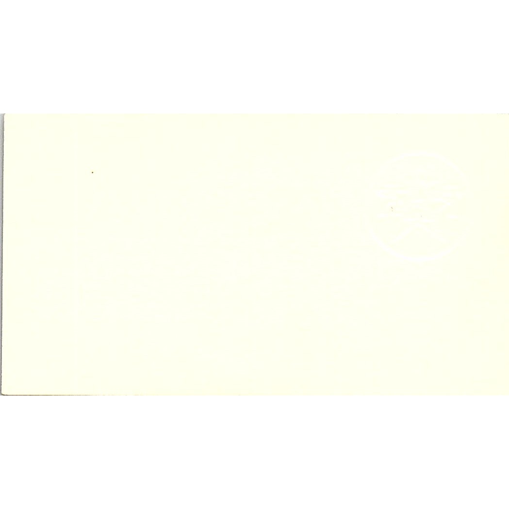 David W Simpson Port Authority of Houston Vintage Business Card SC9-B2