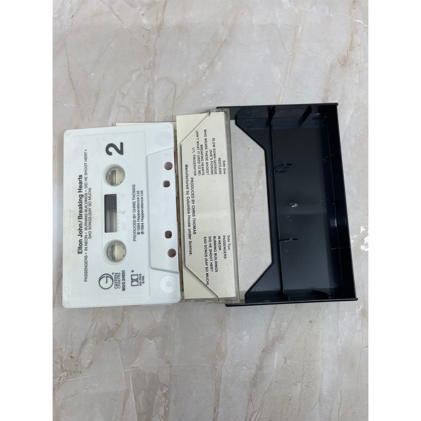 Elton John Breaking Hearts Columbia House Cassette Tape TH9-T1