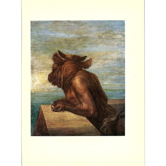 The Minotaur - Watts Masterpiece c1910 Art Print AG5-4