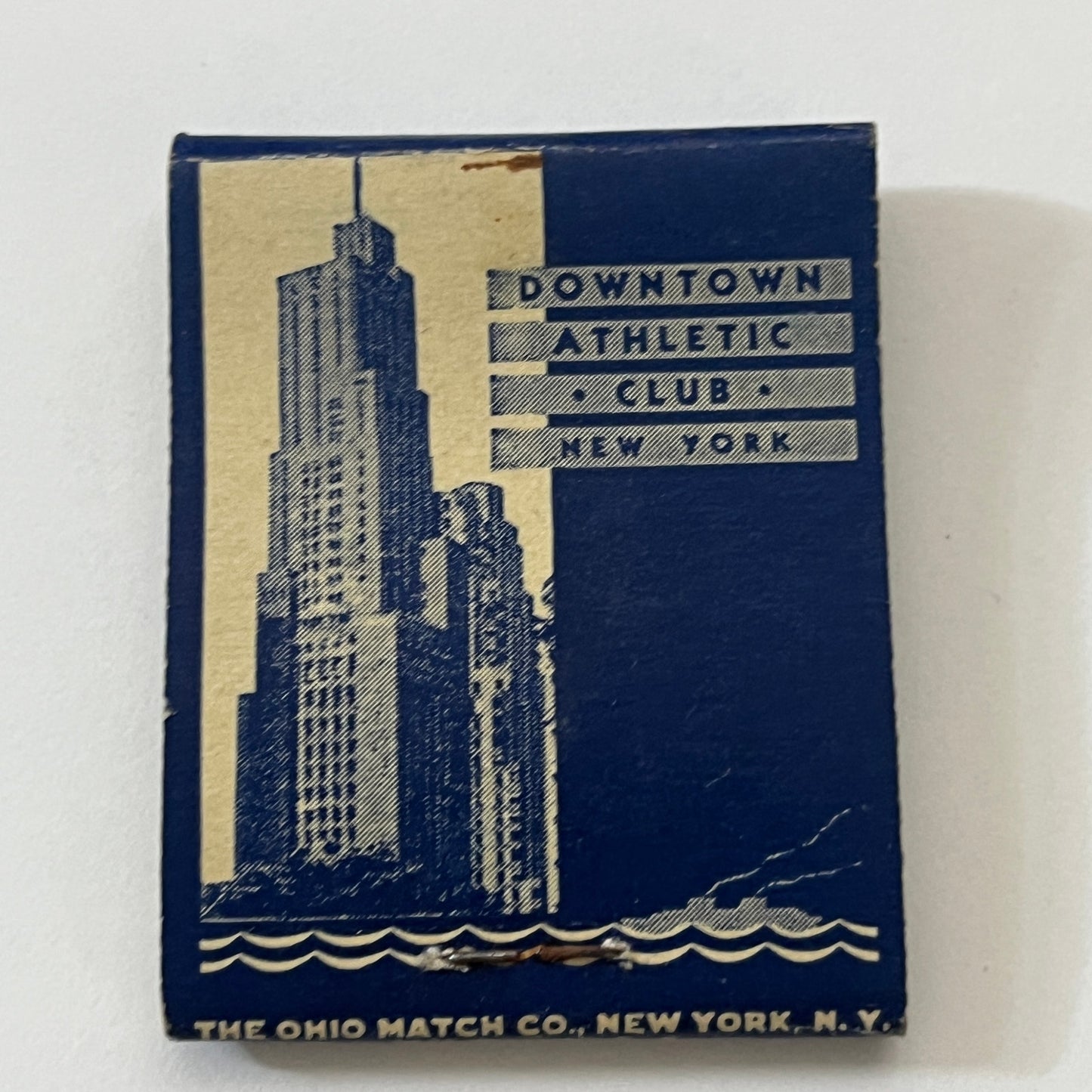 Downtown Athletic Club New York Vintage Matchbook Cover TB6-MB1-3