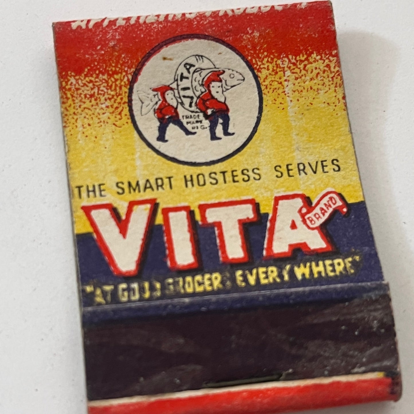 Vita Food Products Inc New York Vintage Matchbook Cover TB8-MB-8