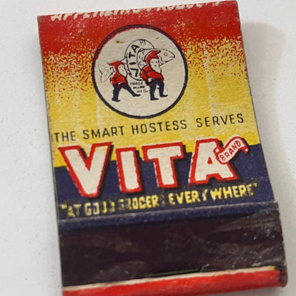 Vita Food Products Inc New York Vintage Matchbook Cover TB8-MB-8