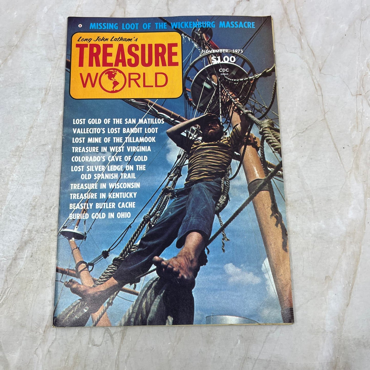 1975 Nov - Long John Latham's Treasure World Magazine - Treasure Hunting M13