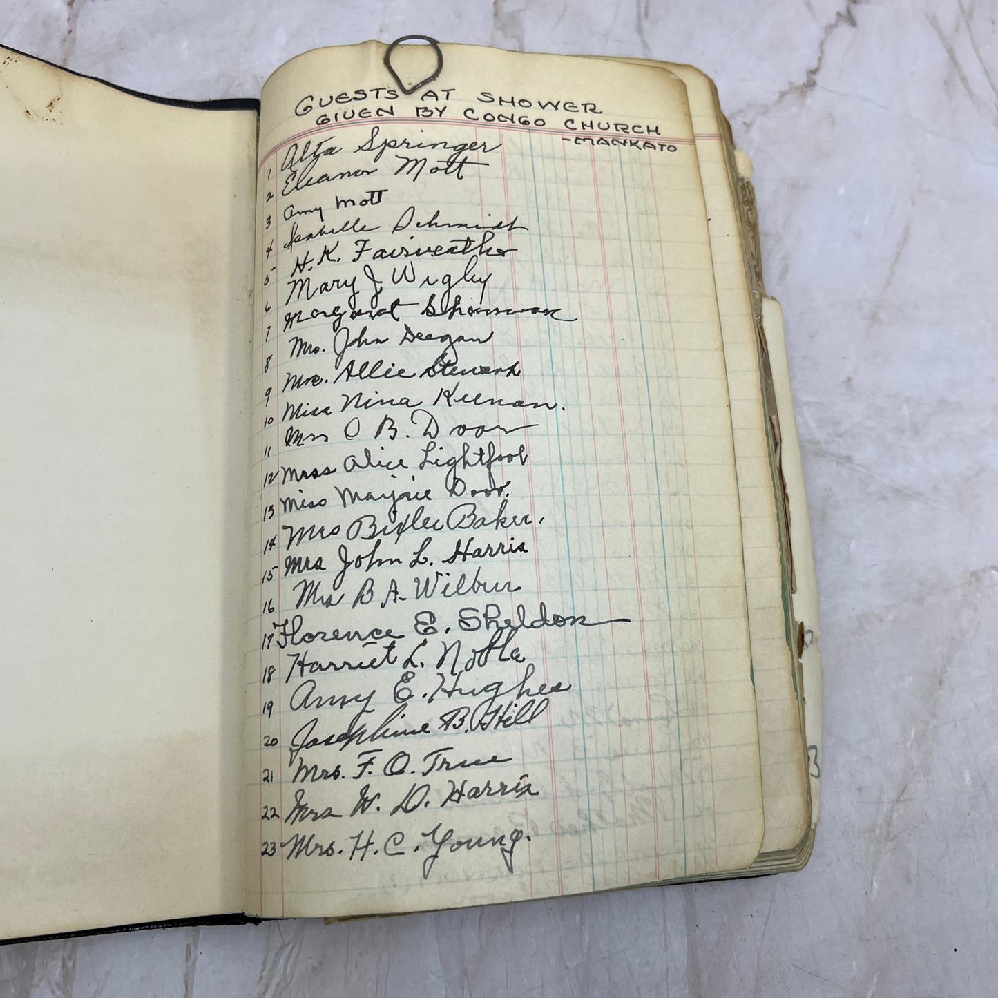 1937 Wedding Scrapbook Diary of Gertrude Barnum Harold Dahl Mankato MN TI9