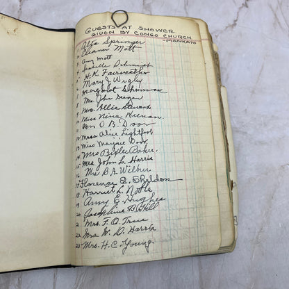 1937 Wedding Scrapbook Diary of Gertrude Barnum Harold Dahl Mankato MN TI9