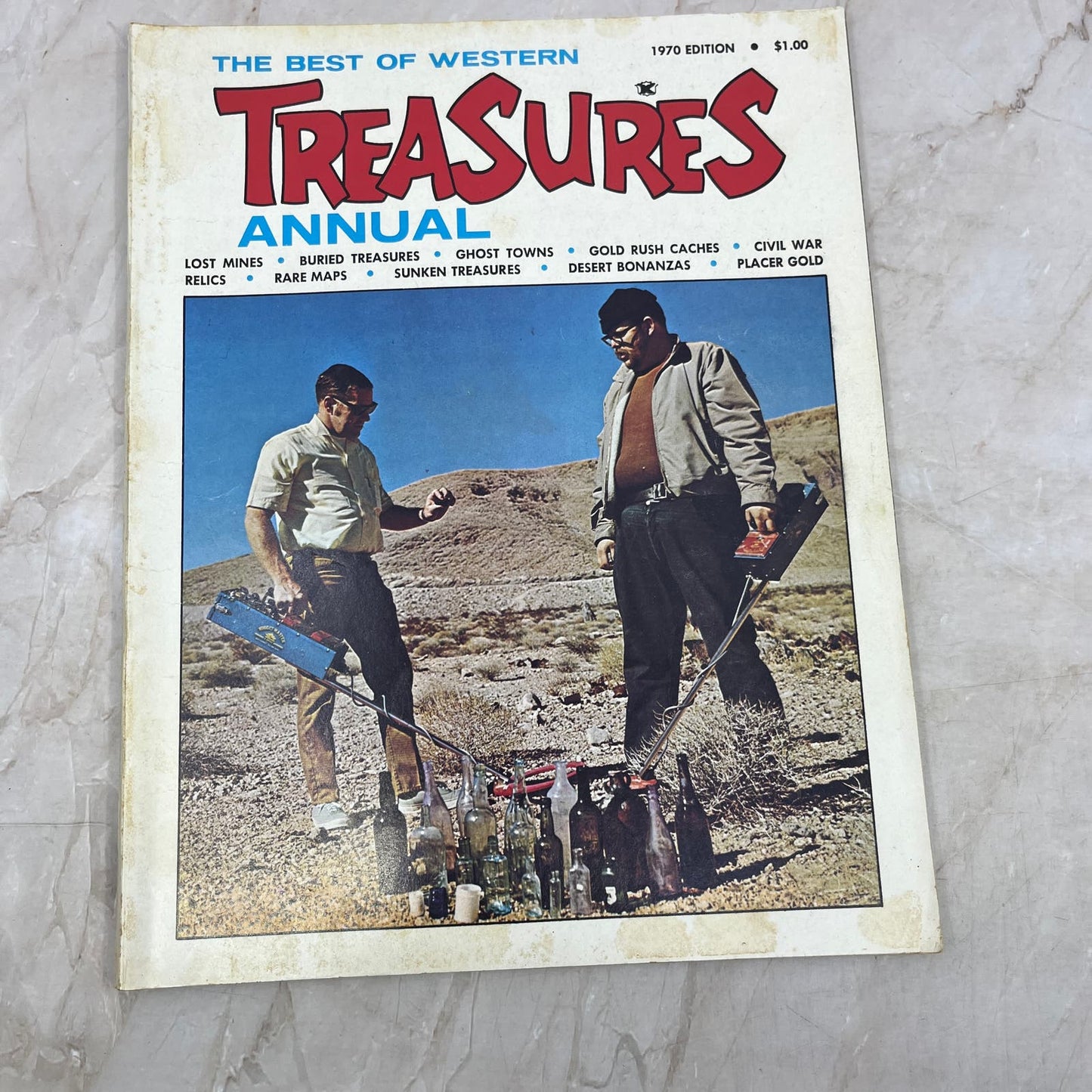 1970 Best of Western Treasures Annual Magazine Lost Mines Ghost Towns M20