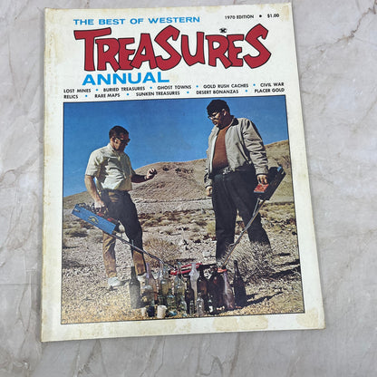 1970 Best of Western Treasures Annual Magazine Lost Mines Ghost Towns M20