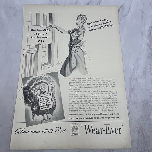Wear-Ever Aluminum Cookware New Kensington PA 1940 Ad V14-8