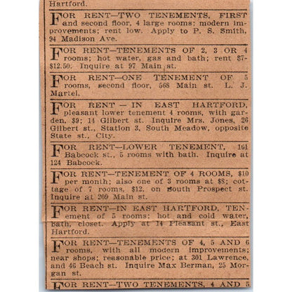 Stueck My Mother's Bread Coffee Rolls Hartford 1901 Newspaper Ad AD8-HS6