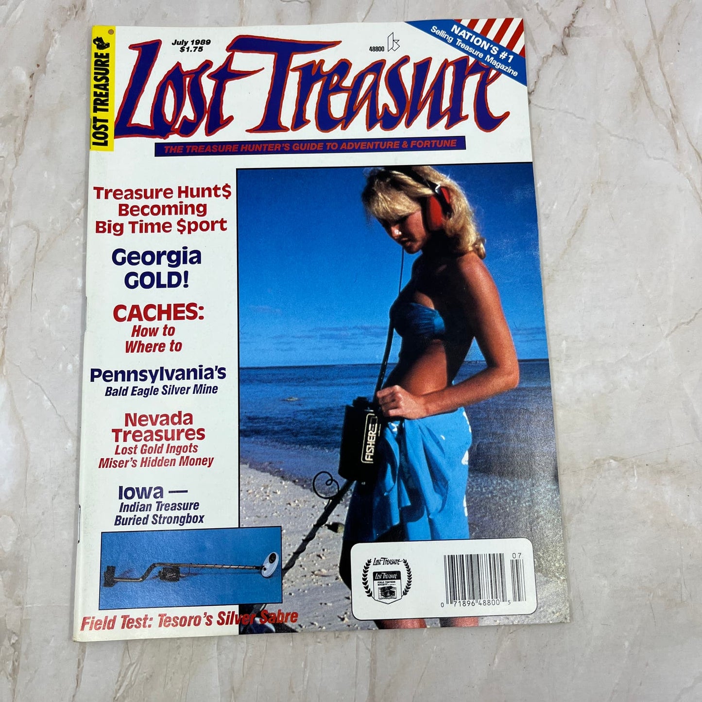 1989 July - Lost Treasure Magazine - Treasure Hunting Gold Prospecting M14