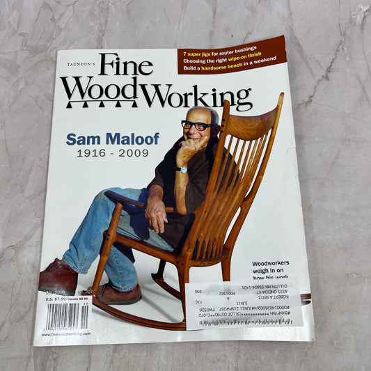 Sam Maloof - Oct 2009 No 207 - Taunton's Fine Woodworking Magazine M34