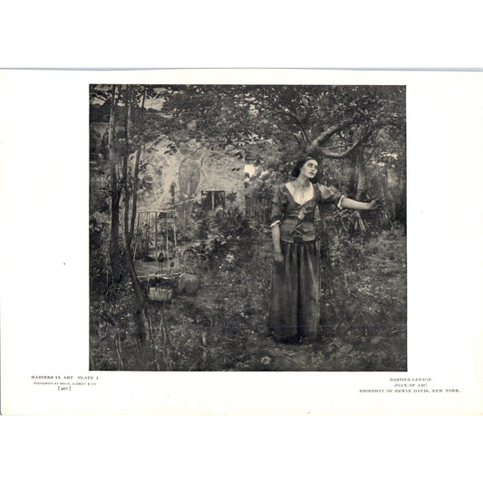 Joan of Arc - Bastien-Lepage 1908 Victorian Art Print AB8-MA9