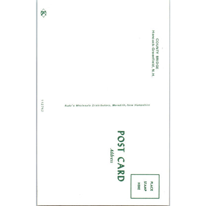 County Bridge Hancock-Greenfield New Hampshire Covered Bridge Postcard PC6