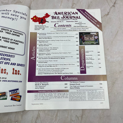 2004 Sept American Bee Journal Magazine Bees Beekeeping Honey M7