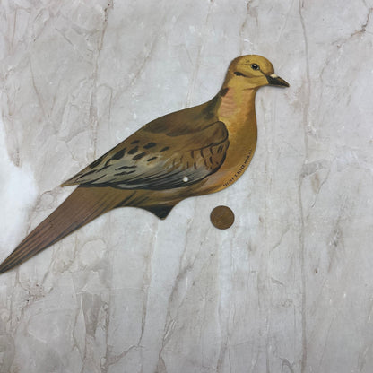 Vintage Large Die Cut Dove Bird P.S. Olt Co. Pekin Illinois AE4