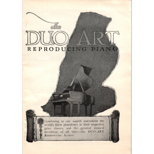 The Duo-Art Reproducing Piano 1924 Magazine ad D23