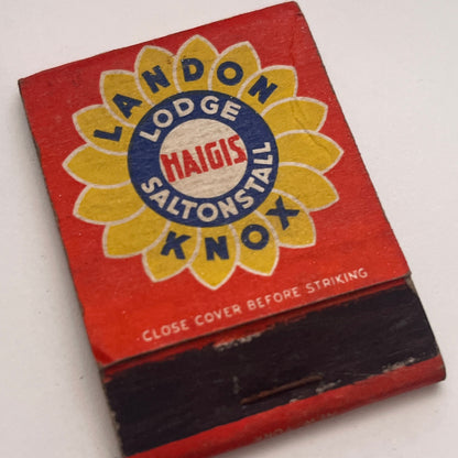 Vote Landon Knox John W. Haigis for Governor Vintage Matchbook Cover TB8-MB-5