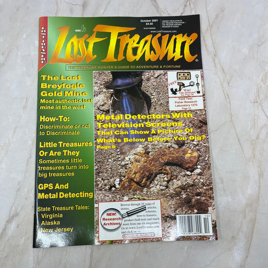 2001 Oct - Lost Treasure Magazine - Treasure Hunting Gold Prospecting M14