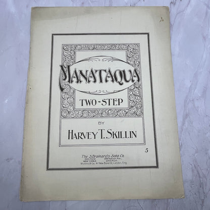 Manataqua Two-Step Harvey T. Skillin 1901 Sheet Music V15