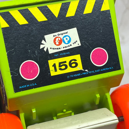 Vintage Toy Fisher Price Toys 156 Jiffy Dump Truck 1970 TE9