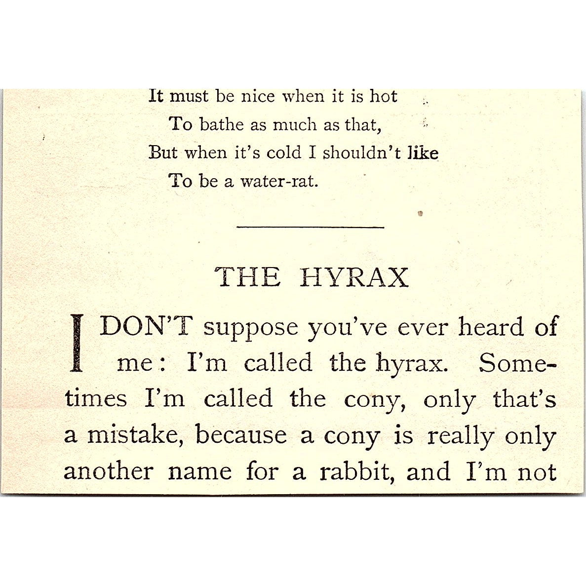 The Hyrax 1902 Engraving Plate AF4-M1