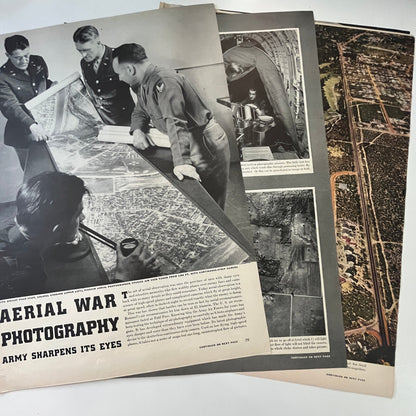 Aerial War Photography Col Goddard Wright Field 5 Pages 1940s WWII Article V30-1
