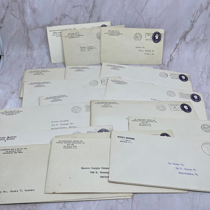 1950s Huge Lot The Keenan Company Venango St. Philadelphia Envelopes TG7-EB6
