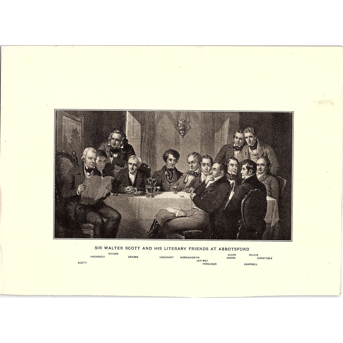 Dean Swift and Della Ester Johnson Margaret Dicksee Vintage Art Print 6x9 V12