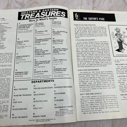 1984 July - Western & Eastern Treasures Magazine - Treasure Hunting Gold M12