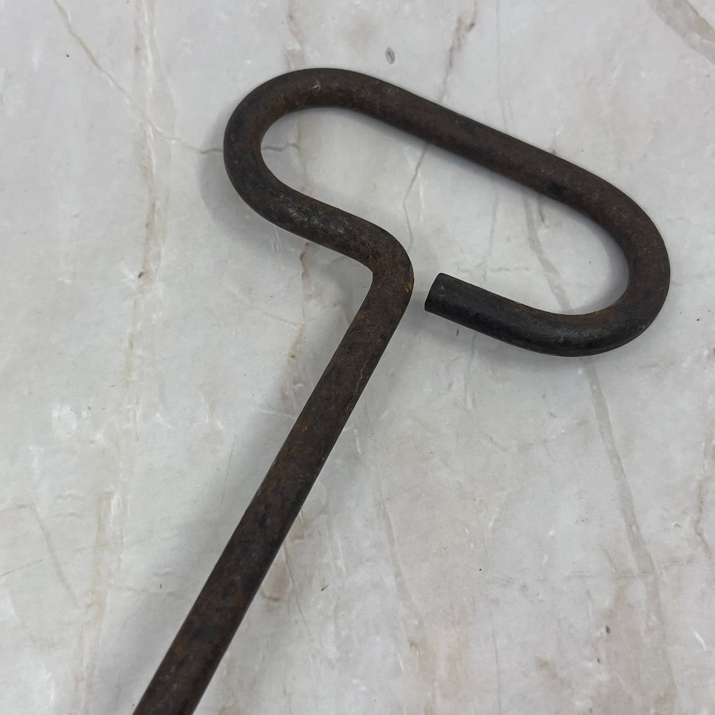 Antique Bronze Cattle Branding Iron Letter W M 3 11” Western Cowboy Decor TF5