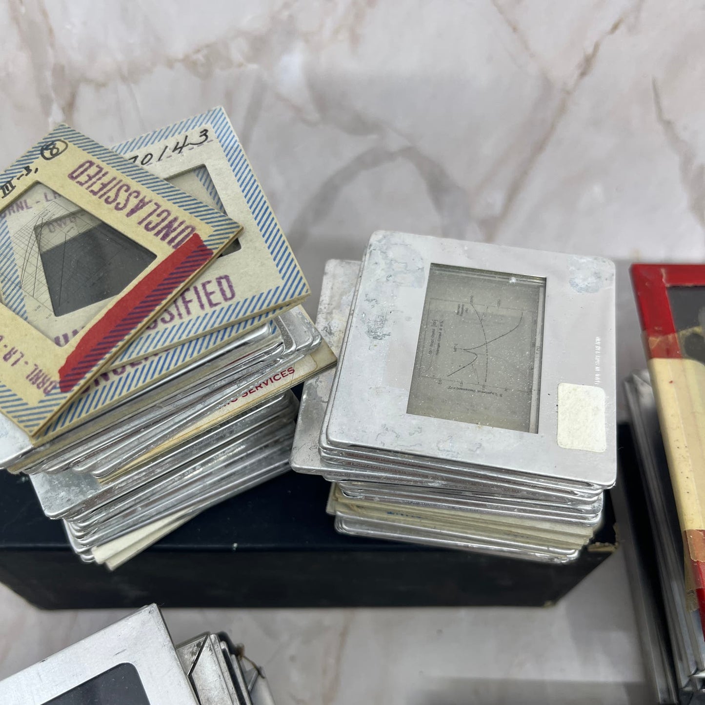 1950s-60s Lot of Technical Scientific Slides Oak Ridge National Laboratory CLO1