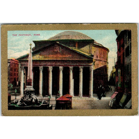 1911-12 The Pantheon Rome Pan Handle Card Scrap Sights and Scenes AD8-Q3