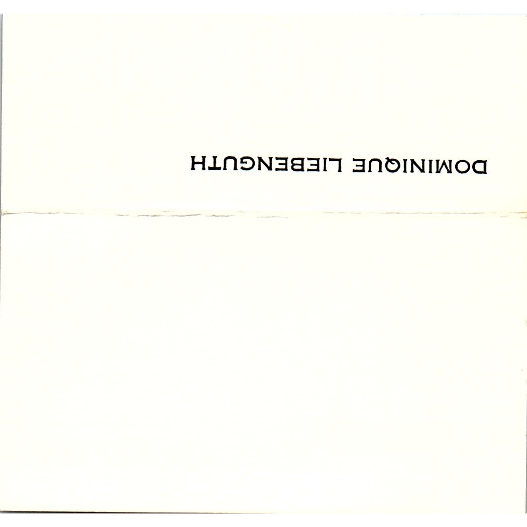 H,Stern Jewellers , Dominique Liebenguth , V.I USA Vintage Business Card SF3-B9