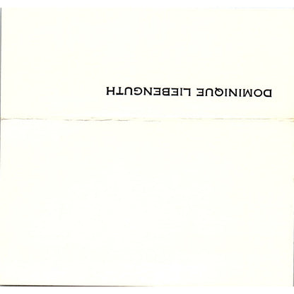 H,Stern Jewellers , Dominique Liebenguth , V.I USA Vintage Business Card SF3-B9