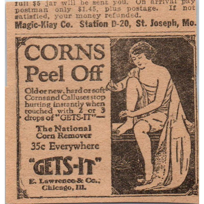 A.L. Rice Inc NY Paint Without Oil Powdr-Paint 1923 Magazine Ad Clip AE1-4