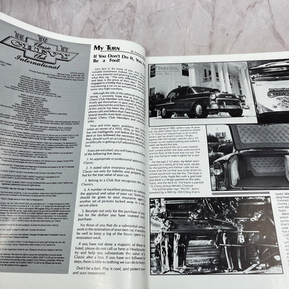 Self-Adjusting Brakes - '55, '56, '57 Classic Chevy World Magazine Dec 1987 M31