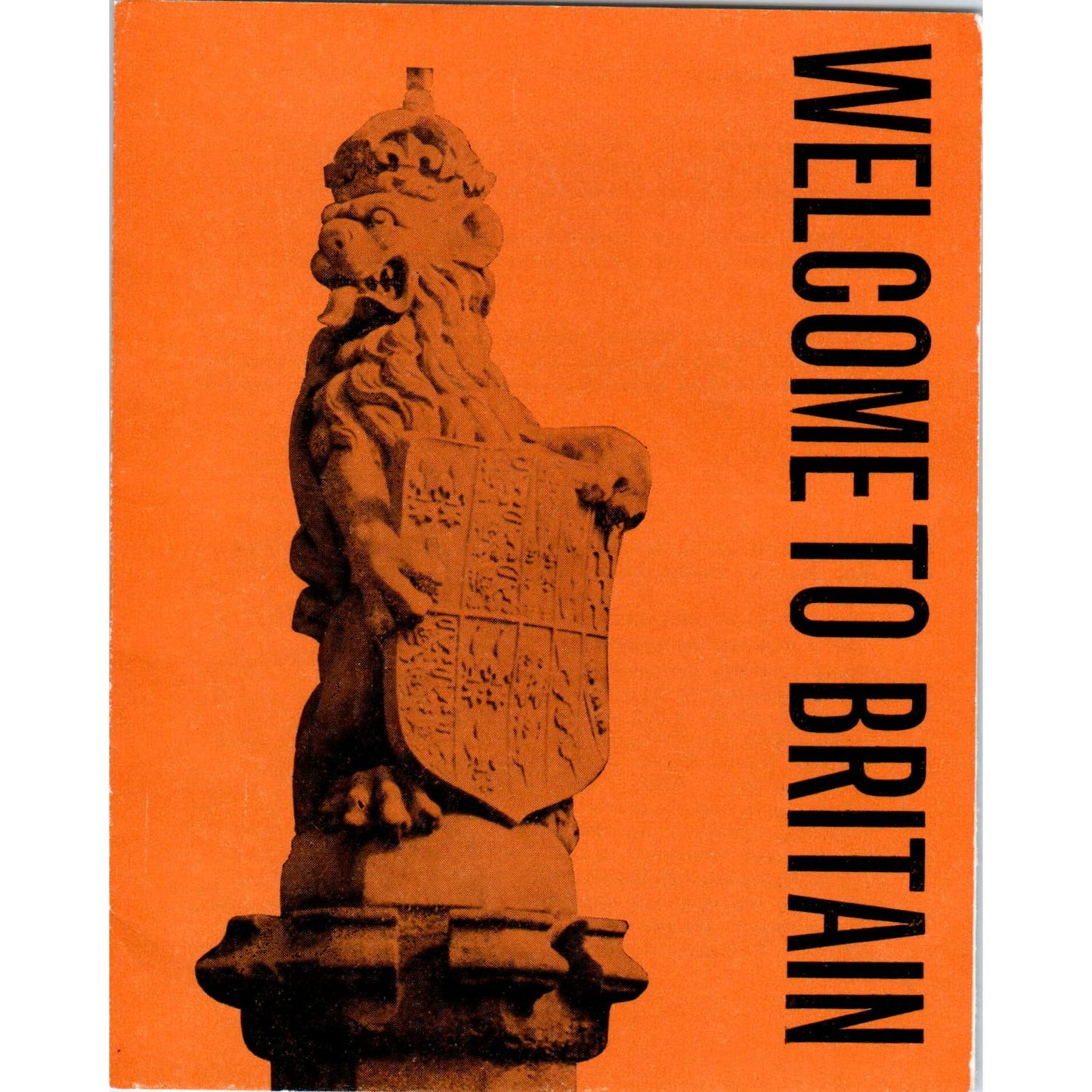 1962 Welcome to Britain Tourist Information Pamphlet First Edition AE2
