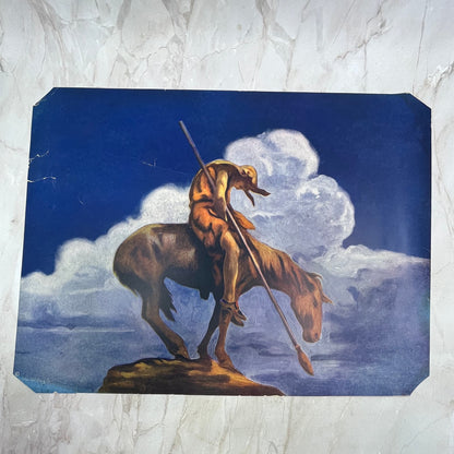 1920s End Of The Trail James Earle Fraser Vintage Art Print 12x16 FL6-4