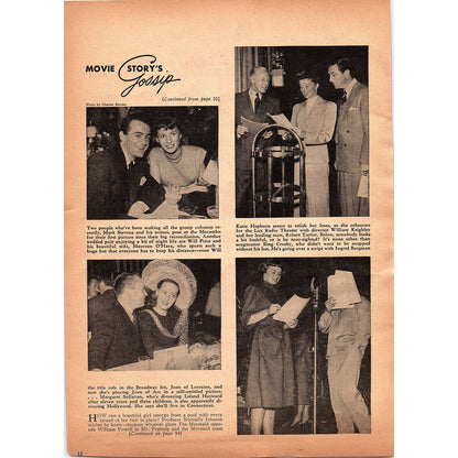 The Swordsman Larry Parks, Ellen Drew Columbia Pictures 1948 Ad AF8-1