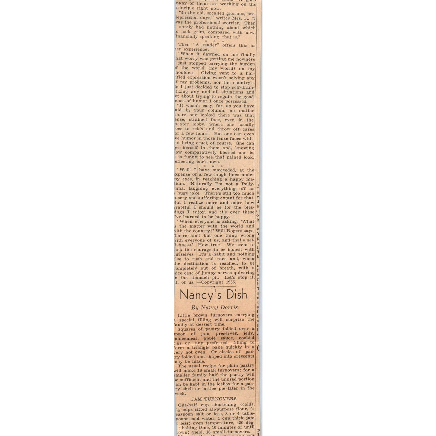 Gerner's Department Store 2x10" 1935 Minneapolis Journal Advertisement D10