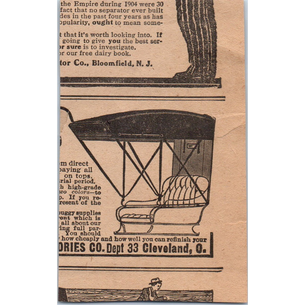 Aspinwall Potato Machines Jackson MI 1905 Magazine Ad AF1-NH4