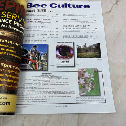 2018 Feb Bee Culture Magazine Magazine - Magazine of American Beekeeping M7