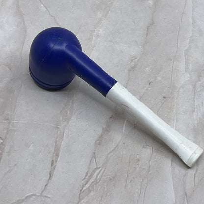1950’s Blue and White Toy Celluloid Bubble Pipe for Blowing Bubbles SB8