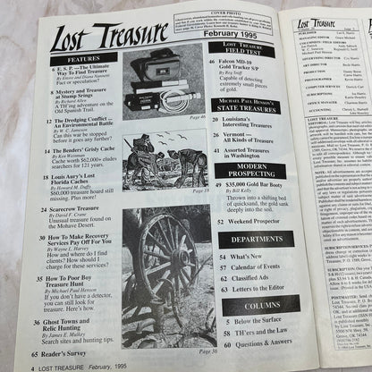 1995 Feb - Lost Treasure Magazine - Treasure Hunting Gold Prospecting M14