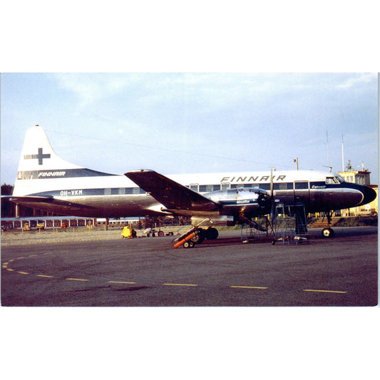 Finnair Convair CV-340 Vintage Postcard P4-5