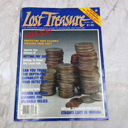 1984 Feb - Lost Treasure Magazine - Treasure Hunting Gold Prospecting M15