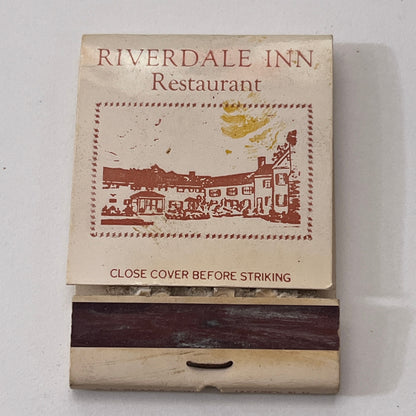 Riverdale Inn Restaurant Peterborough NH Vintage Matchbook Cover TB8-MB-10
